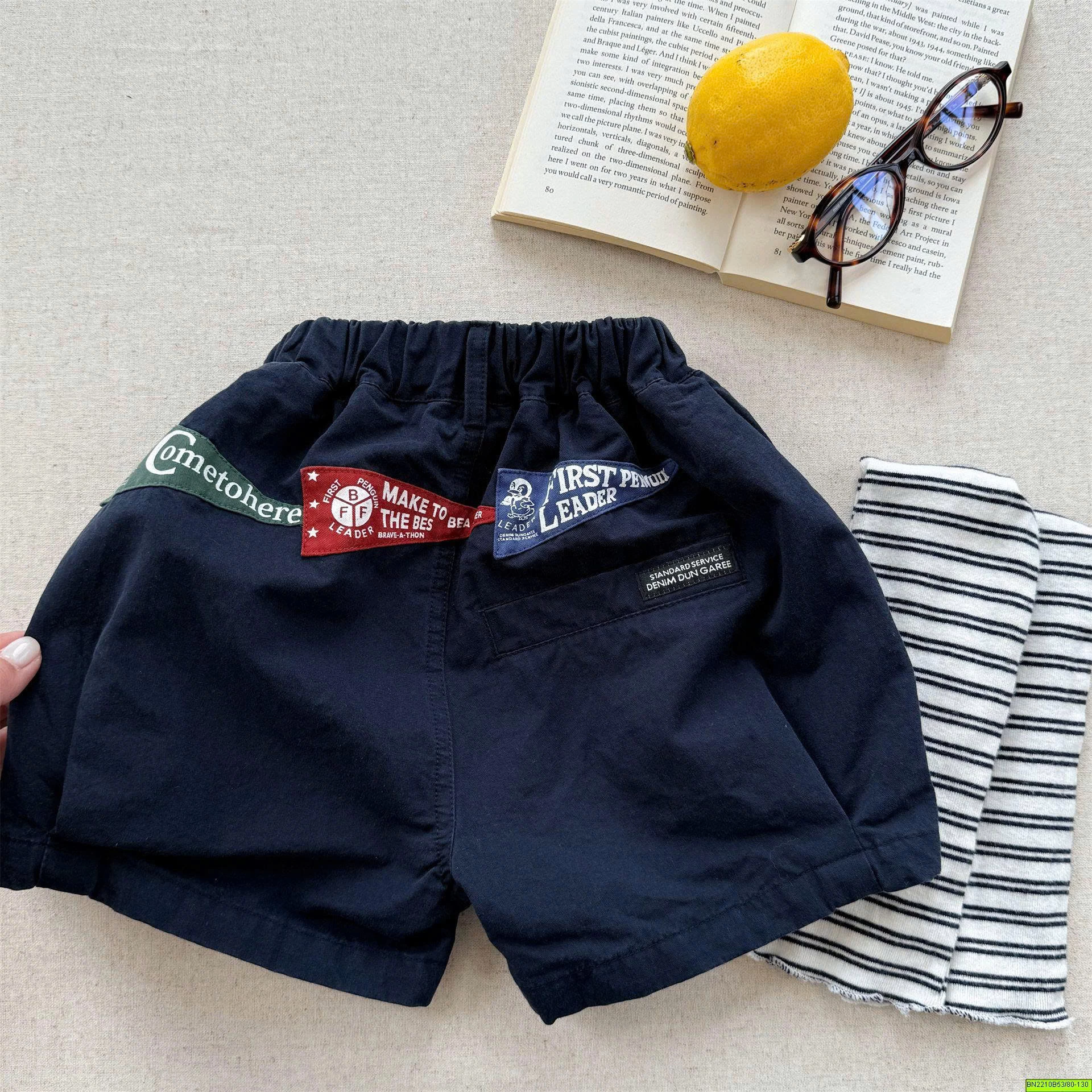( ADBABY ) QUẦN SHORT MÁC CHỮ SAU