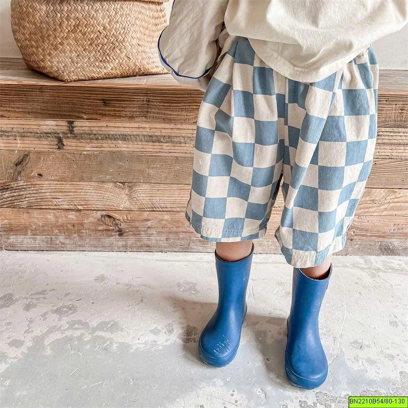 ( ADBABY ) QUẦN SHORT CARO Ô VUÔNG