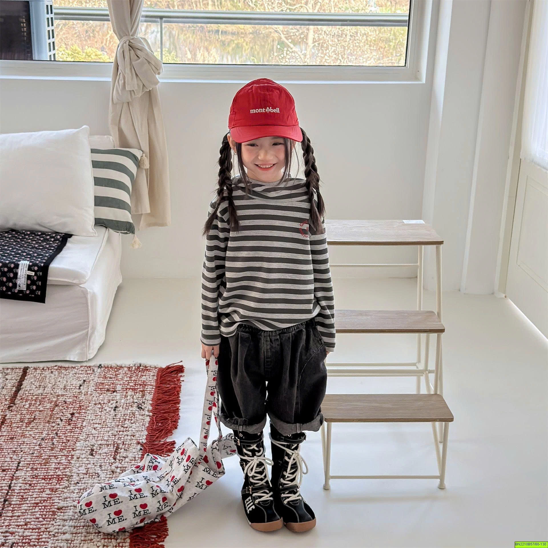 ( ADBABY ) QUẦN JEAN LỬNG MÁC CHỮ BONBON