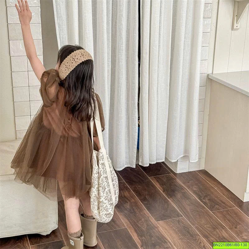 ( ADBABY ) ĐẦM VOAN TAY BỒNG