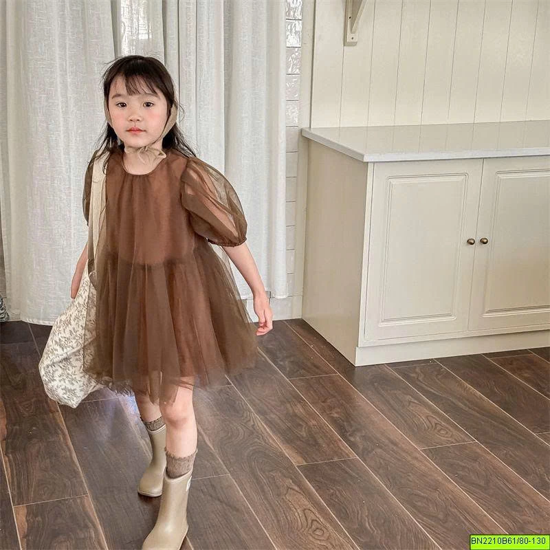 ( ADBABY ) ĐẦM VOAN TAY BỒNG