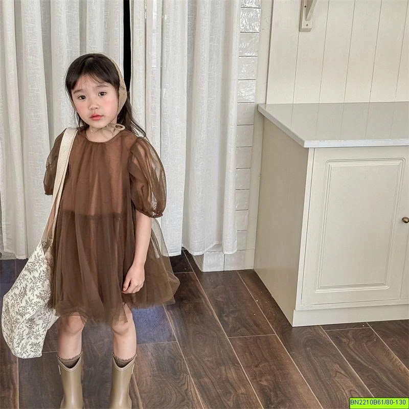( ADBABY ) ĐẦM VOAN TAY BỒNG