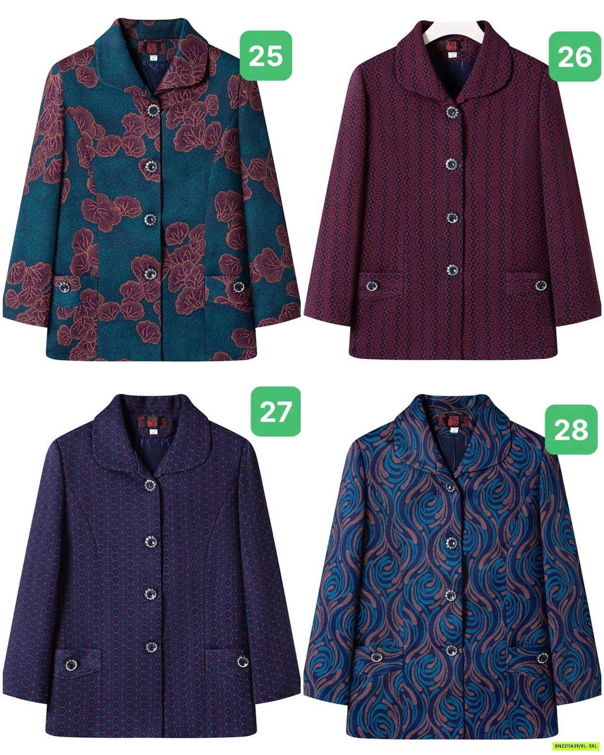 BST ÁO KHOÁC TRUNG NIÊN