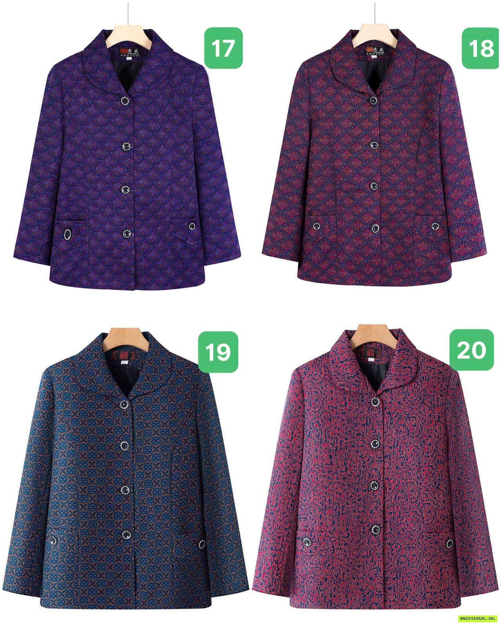 BST ÁO KHOÁC TRUNG NIÊN