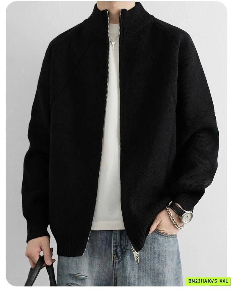 ÁO KHOÁC LEN NAM KÉO KHÓA