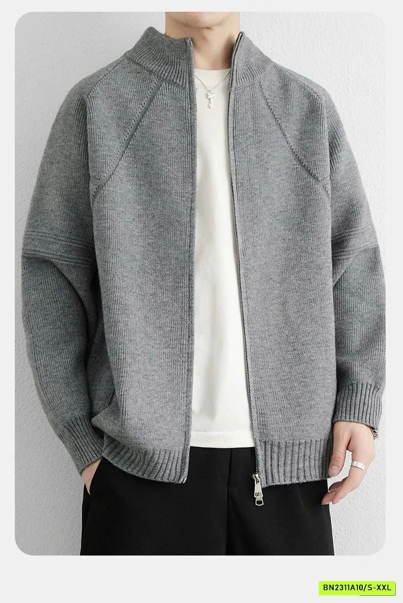 ÁO KHOÁC LEN NAM KÉO KHÓA