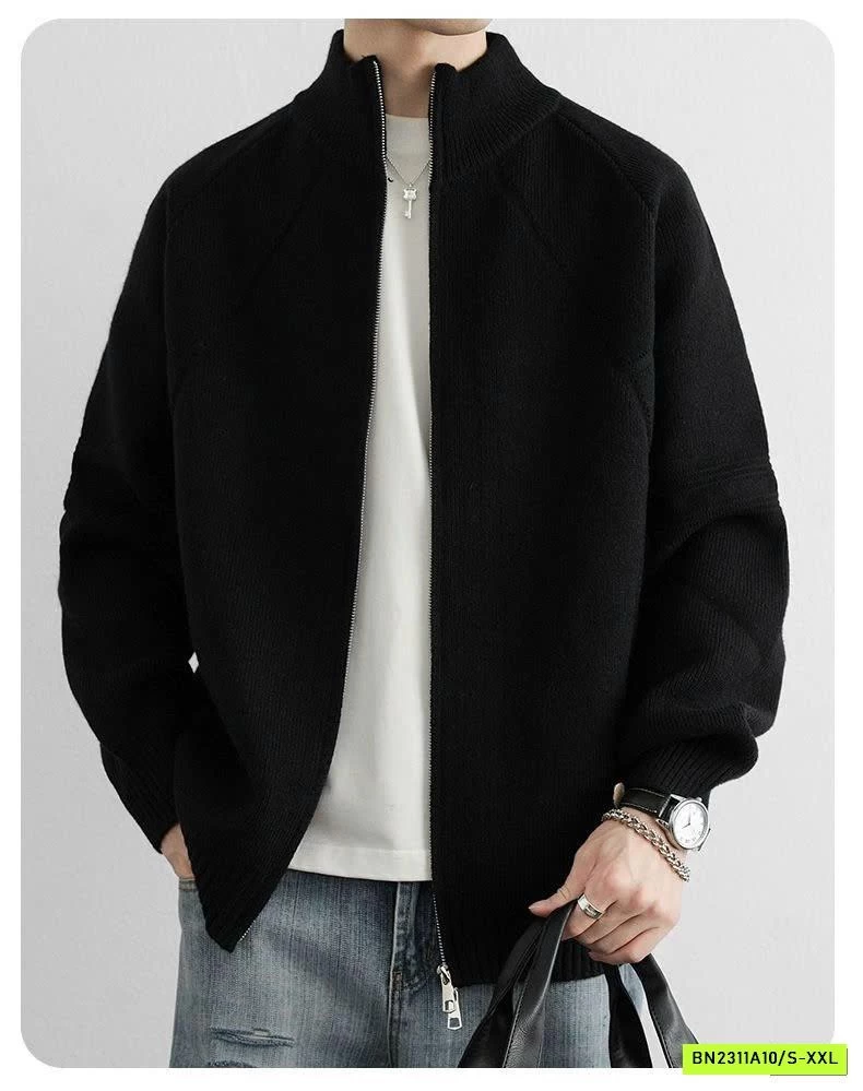 ÁO KHOÁC LEN NAM KÉO KHÓA