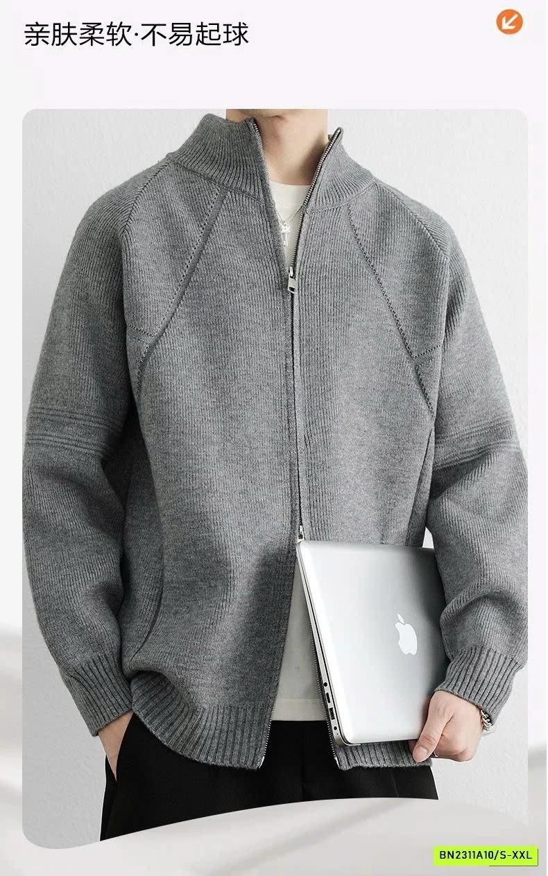 ÁO KHOÁC LEN NAM KÉO KHÓA