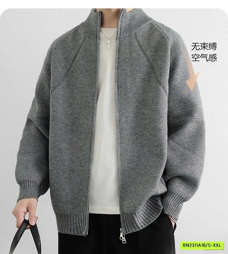 ÁO KHOÁC LEN NAM KÉO KHÓA