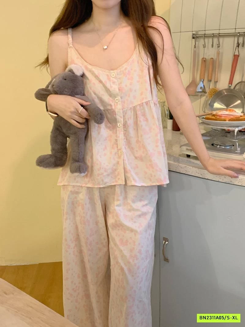 BỘ NGỦ HOA HỒNG 2 DÂY QUẦN DÀI