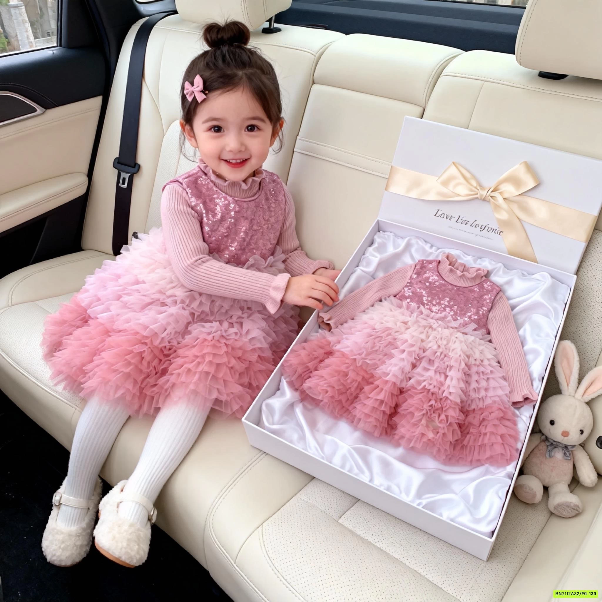 ĐẦM BLING TUTU LOANG LÓT NHUNG BLUETOWN