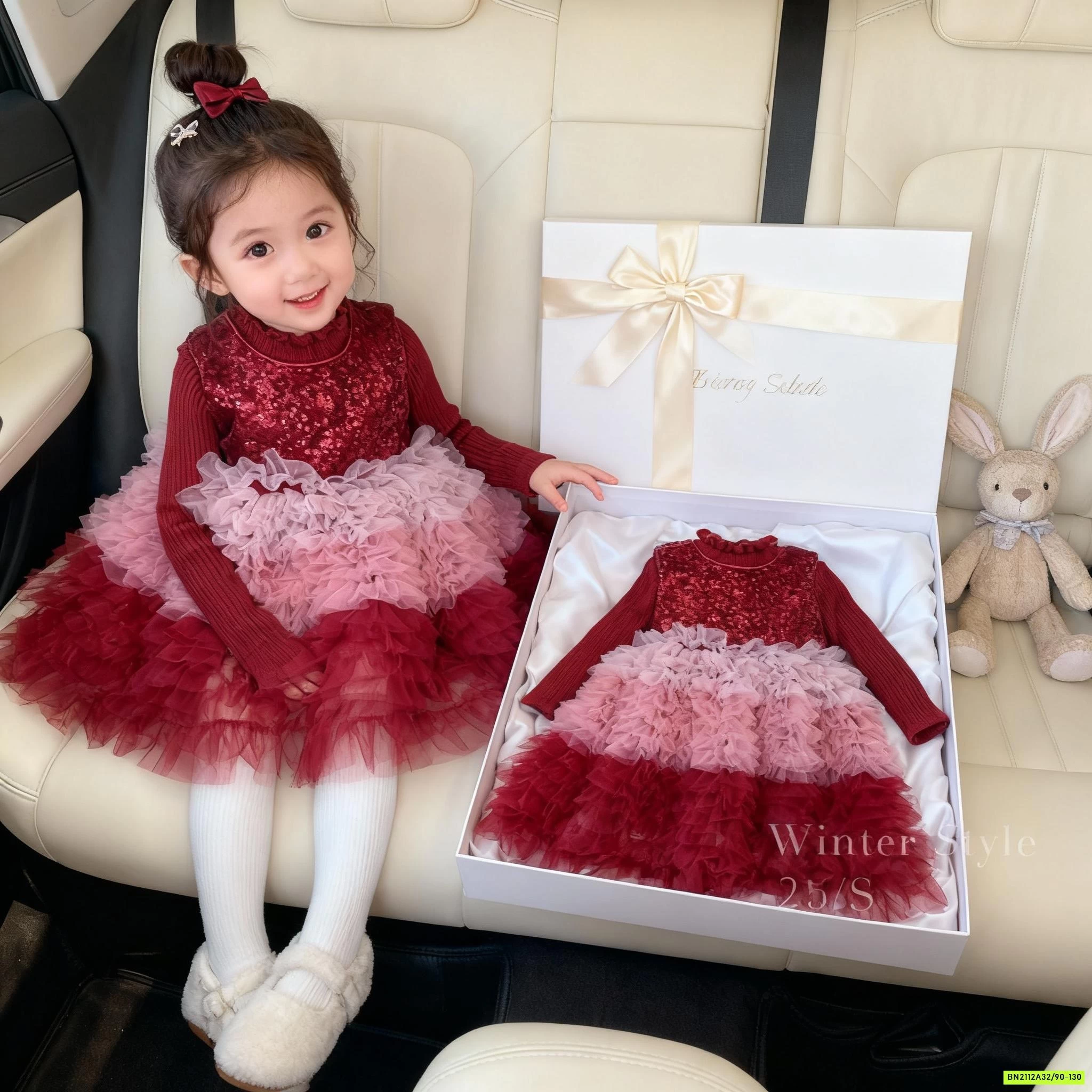 ĐẦM BLING TUTU LOANG LÓT NHUNG BLUETOWN