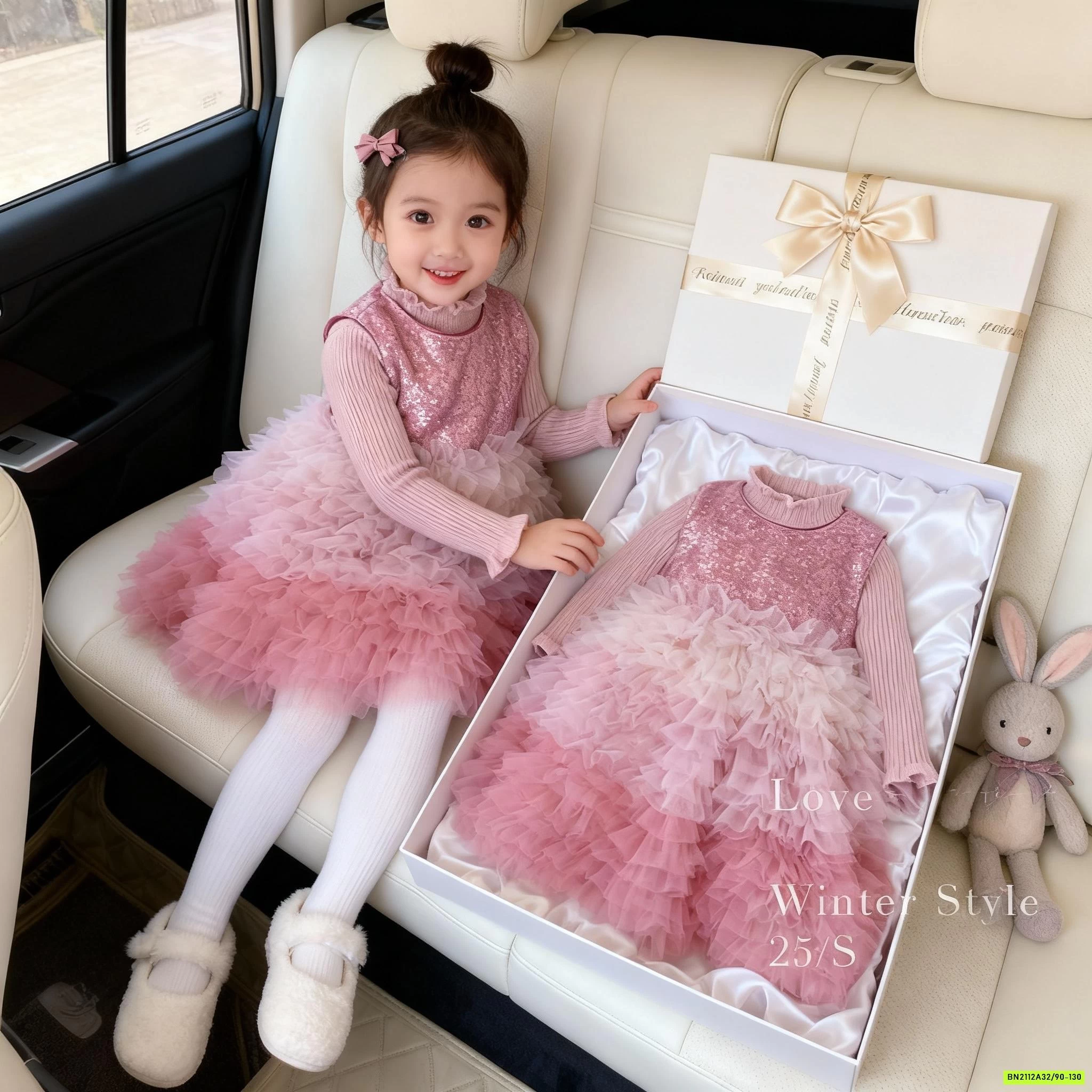 ĐẦM BLING TUTU LOANG LÓT NHUNG BLUETOWN