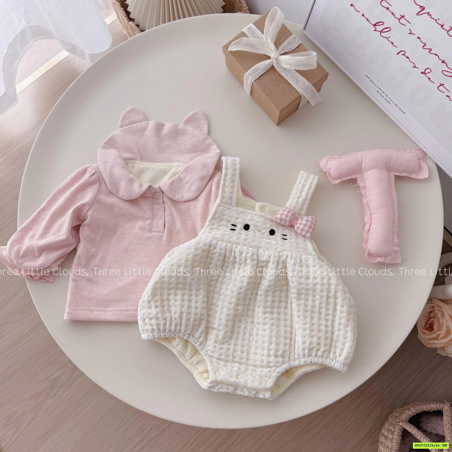 SÉT YẾM THỎ HỒNG LÓT NHUNG