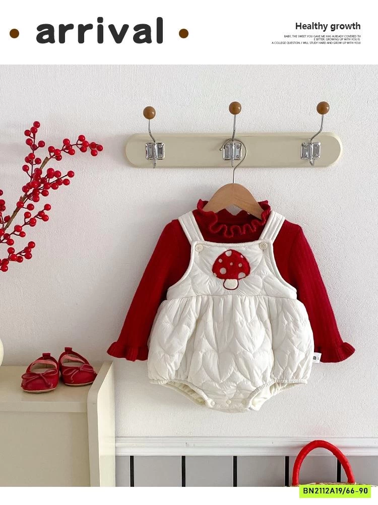 BODY PHAO NẤM MIX ÁO LEN ĐỎ