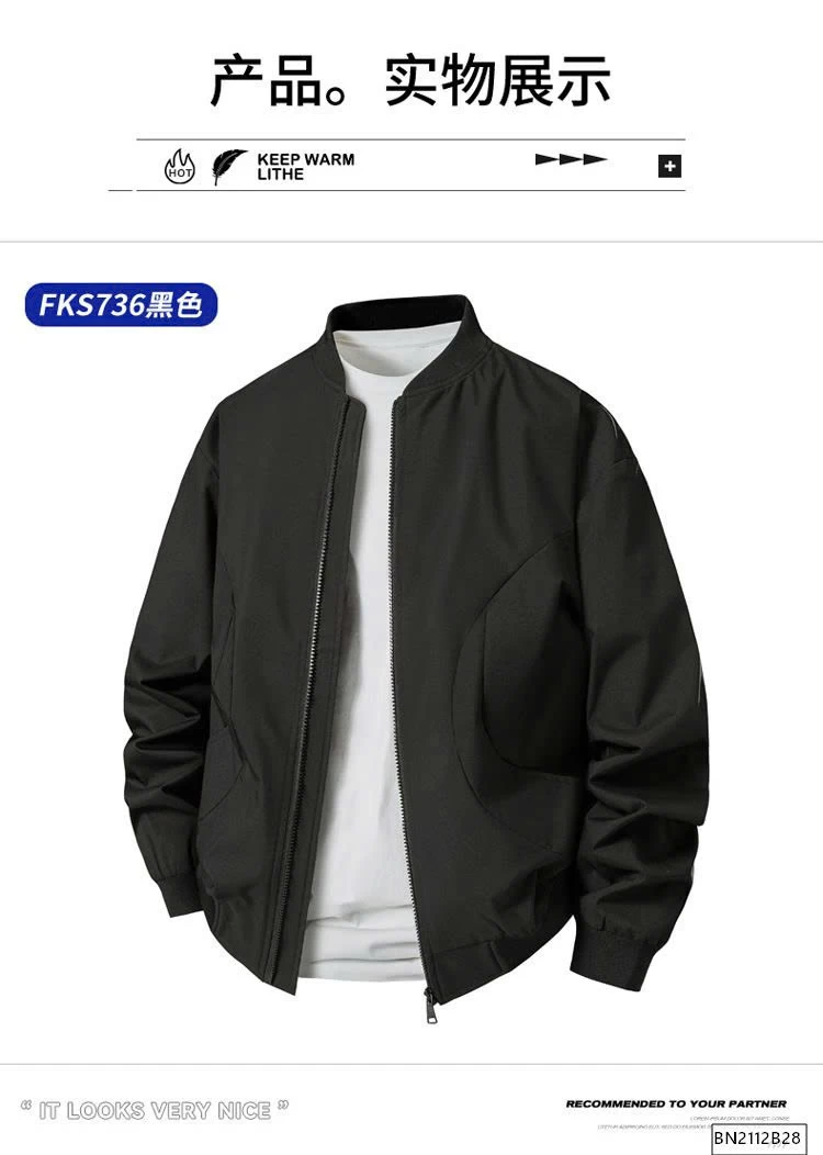 ÁO KHOÁC GIÓ NAM DÁNG BOMBER