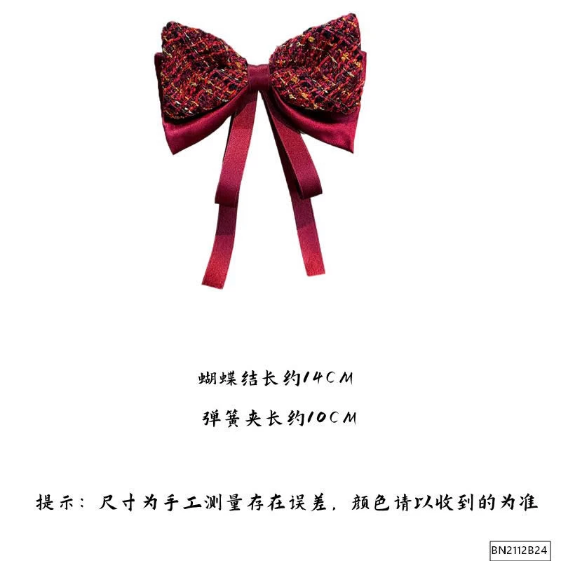 SET 2 KẸP TÓC NƠ ĐỎ