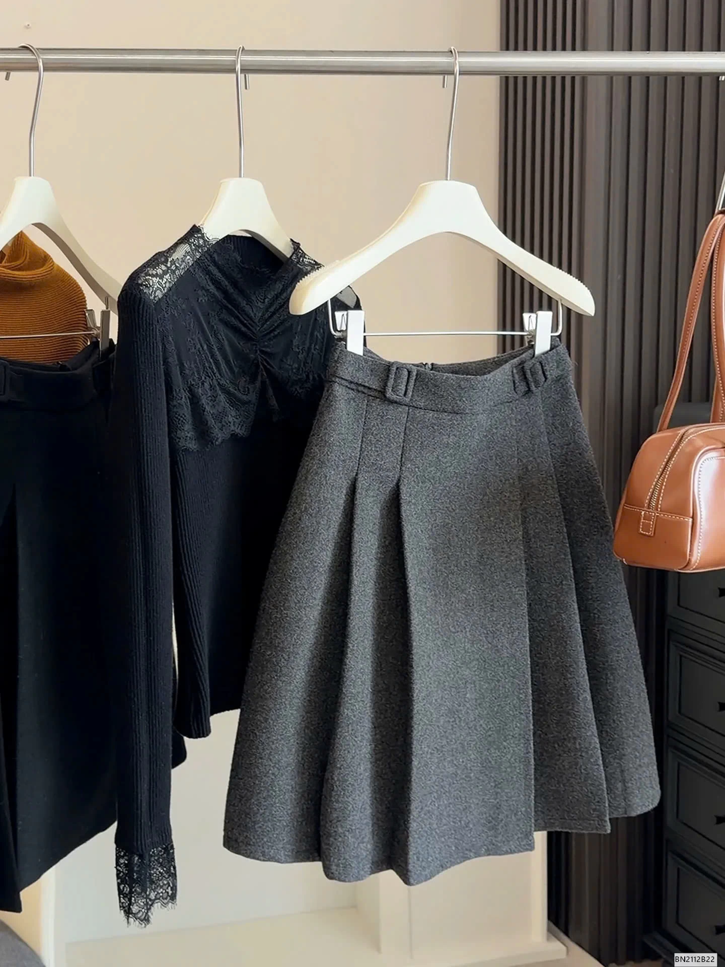 CHÂN VÁY DẠ XẾP LY HÀN QUỐC