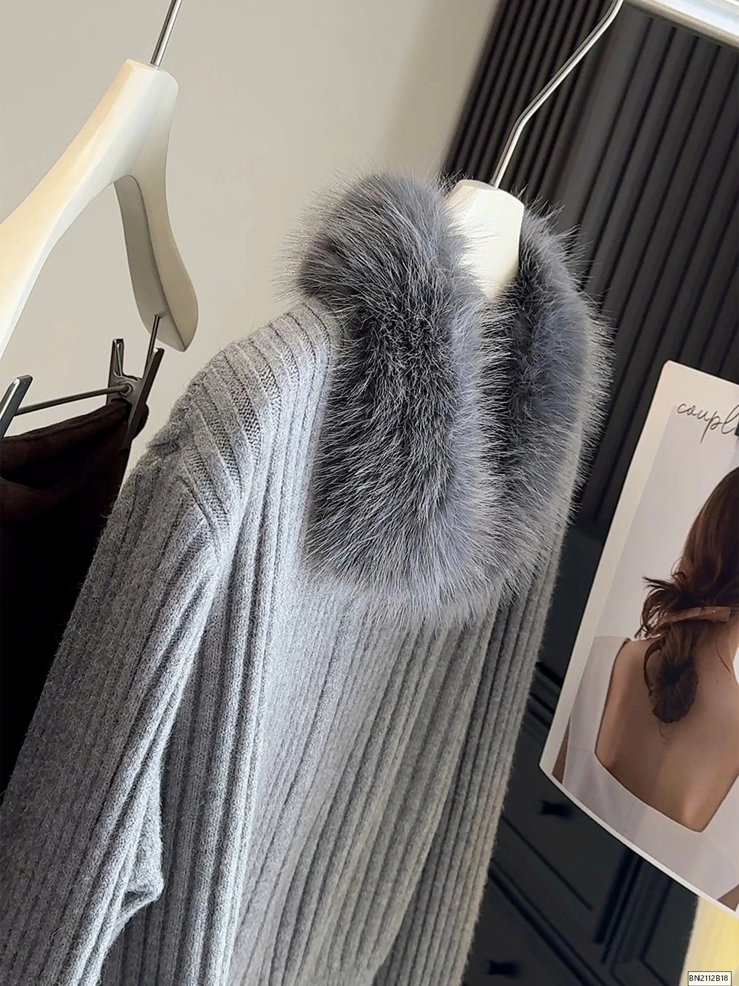 ÁO LEN CỔ LÔNG NỮ ANNA