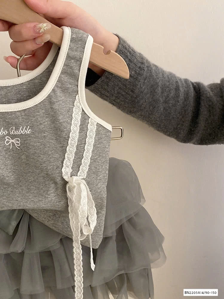 SÉT ÁO XÁM MIX CV TUTU