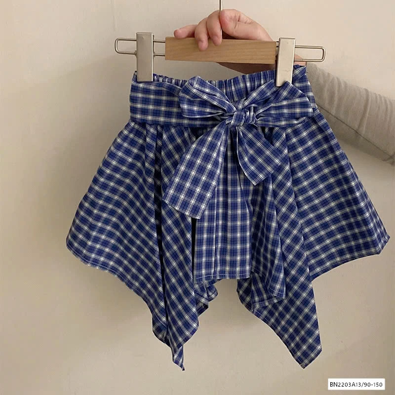 SÉT ÁO GẤU MIX QUẦN VÁY CARO