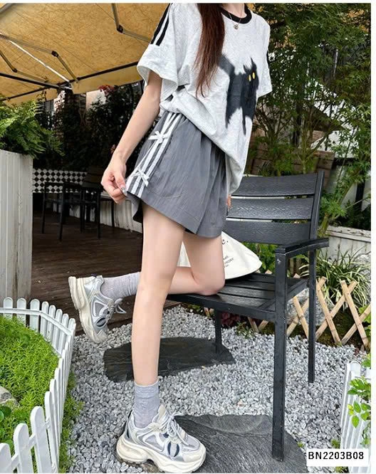 QUẦN SHORT NƠ CẠP CAO CHO NỮ