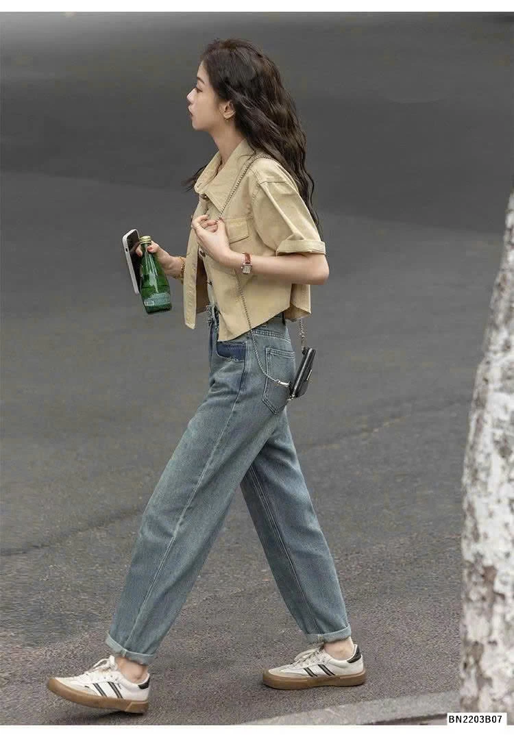 ÁO SƠ MI CỘC TAY NỮ