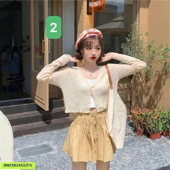 ÁO CARDIGAN LEN MỎNG NỮ