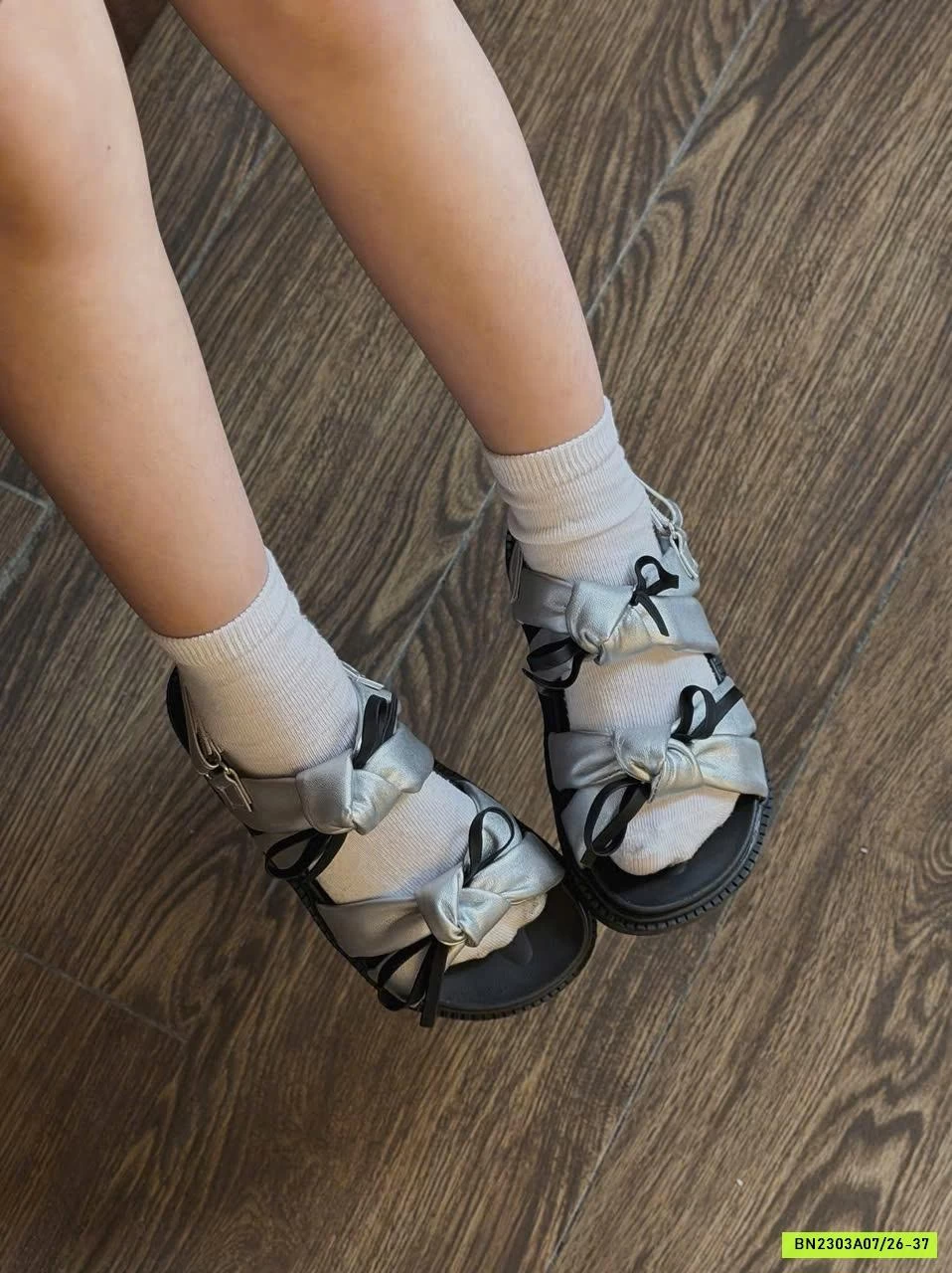 SANDAL QUAI ĐÍNH NƠ BG