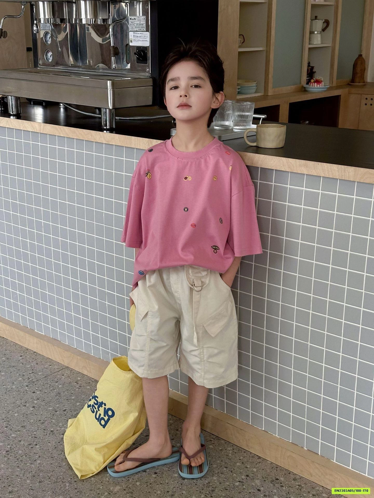 ÁO THUN HỒNG IN HÌNH HANYA