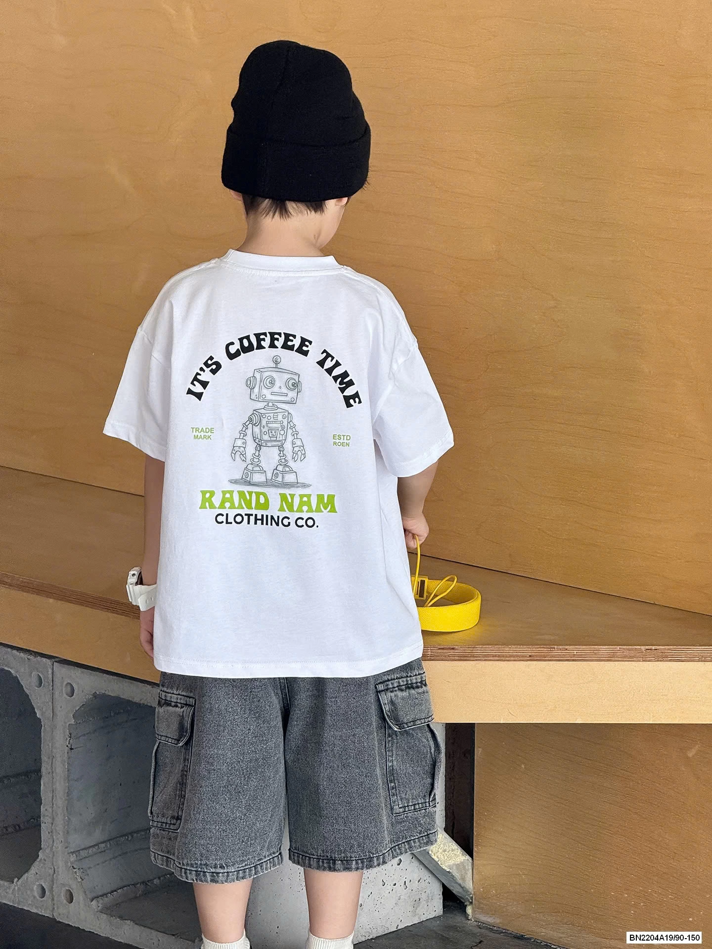 ÁO THUN ROBOT PHẢN QUANG AOAOKIDS