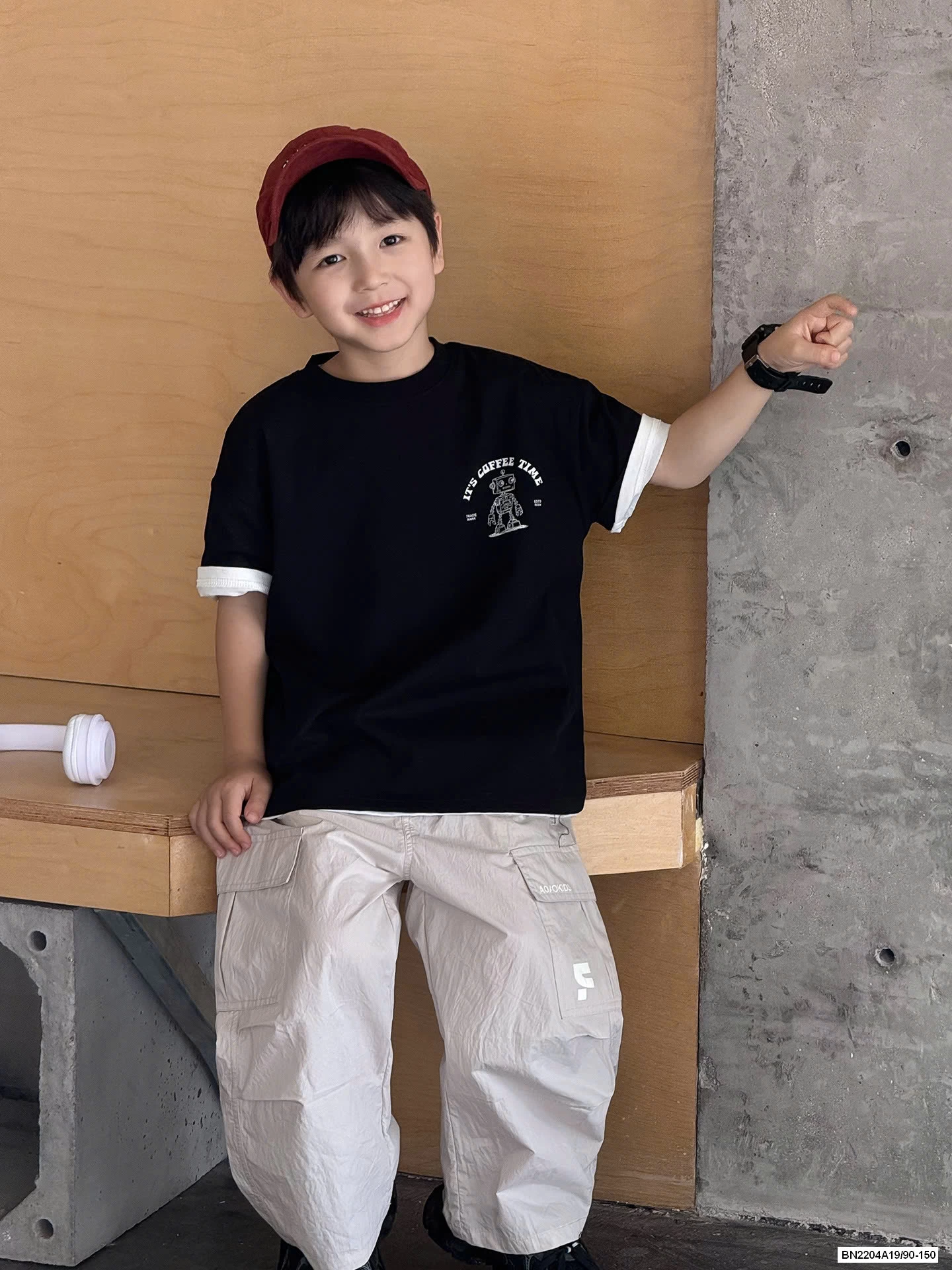 ÁO THUN ROBOT PHẢN QUANG AOAOKIDS