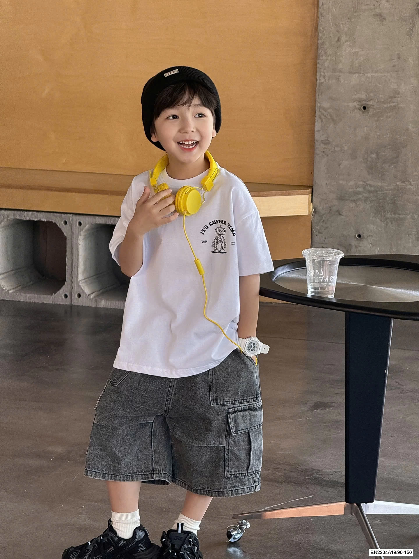 ÁO THUN ROBOT PHẢN QUANG AOAOKIDS