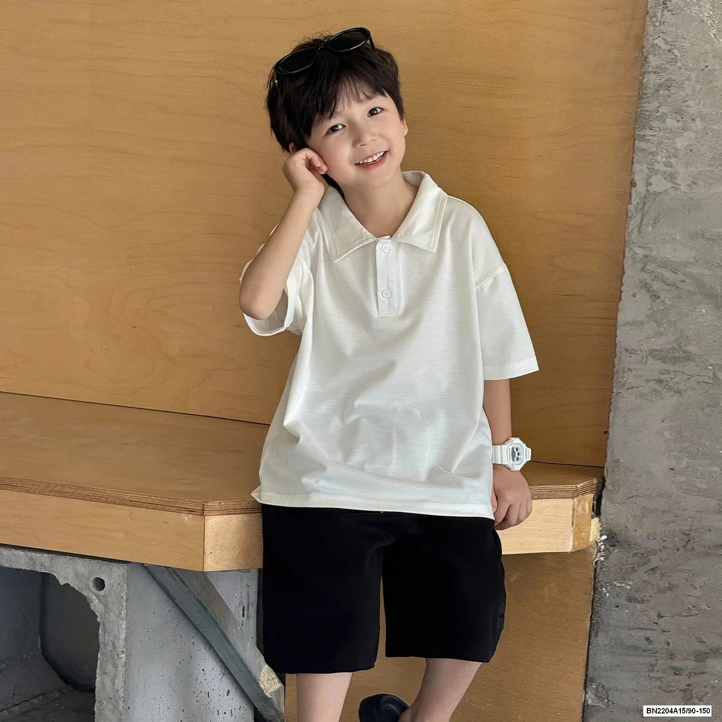 POLO TRƠN MÀU AOAOKIDS