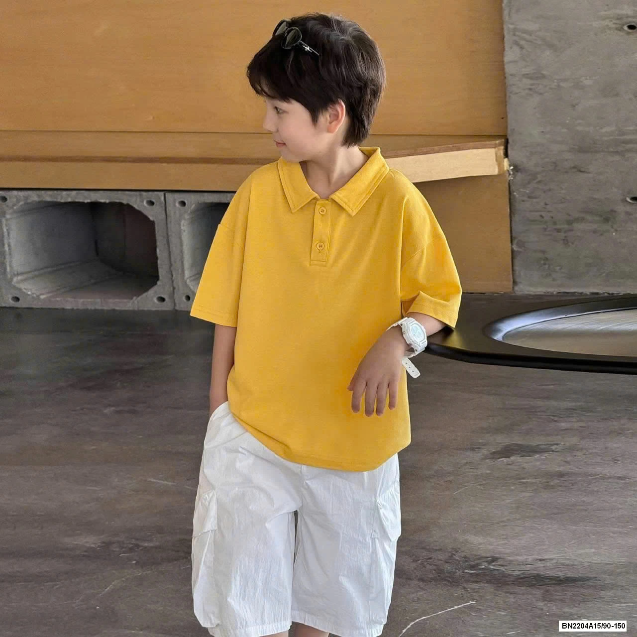 POLO TRƠN MÀU AOAOKIDS