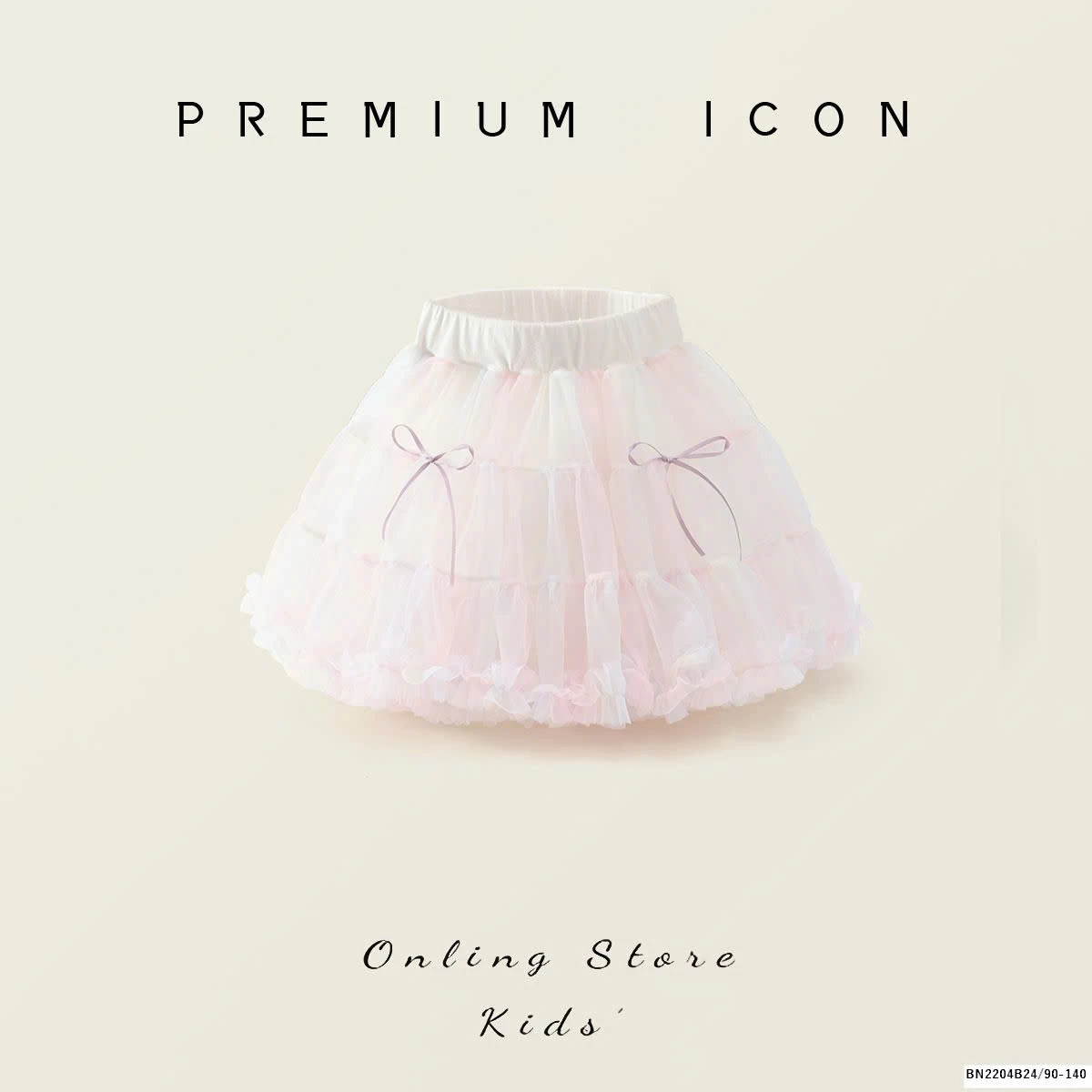 ÁO 2 DÂY MIX VÁY TUTU BỒNG XÒE PREMIUM ICON