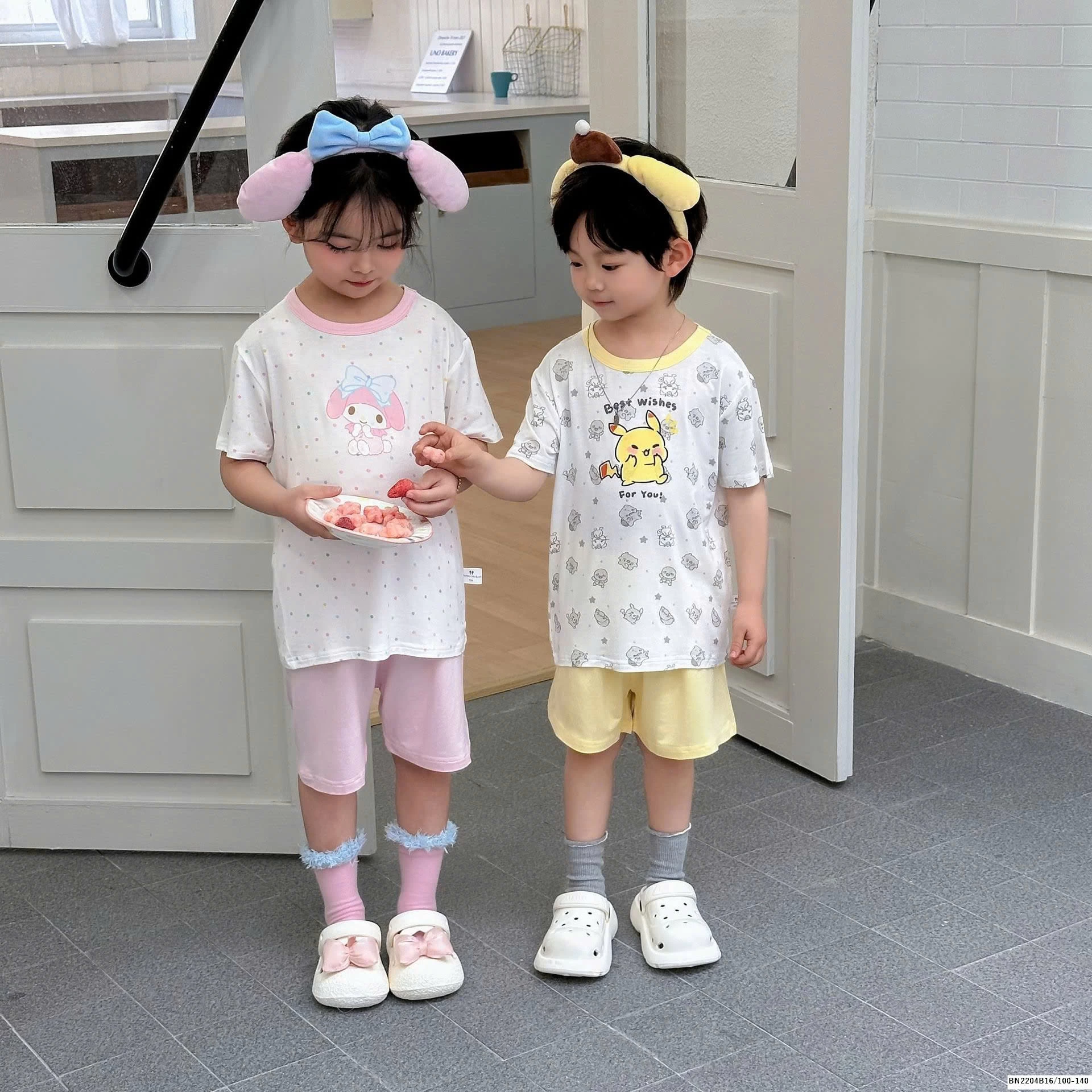 BỘ COTTON MẶC NHÀ HOẠT HÌNH