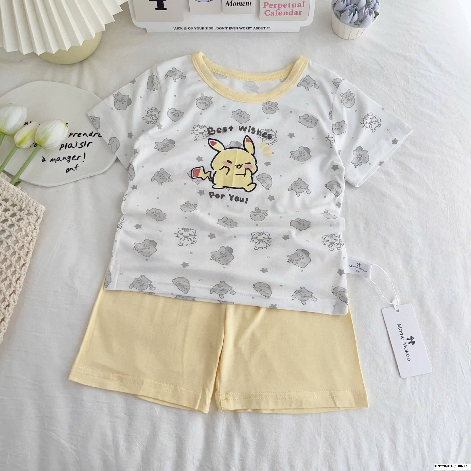 BỘ COTTON MẶC NHÀ HOẠT HÌNH