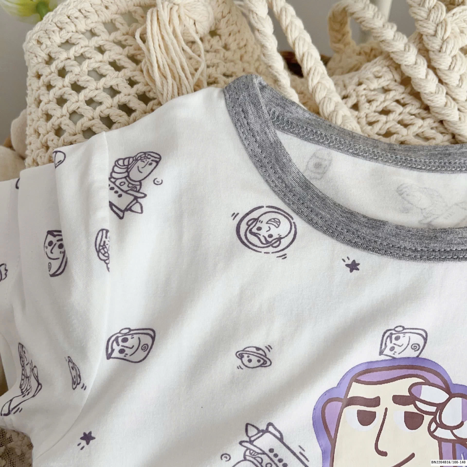 BỘ COTTON MẶC NHÀ HOẠT HÌNH