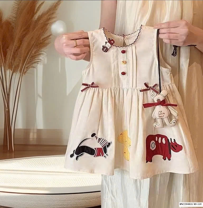 Váy xinh hình cún sát nách