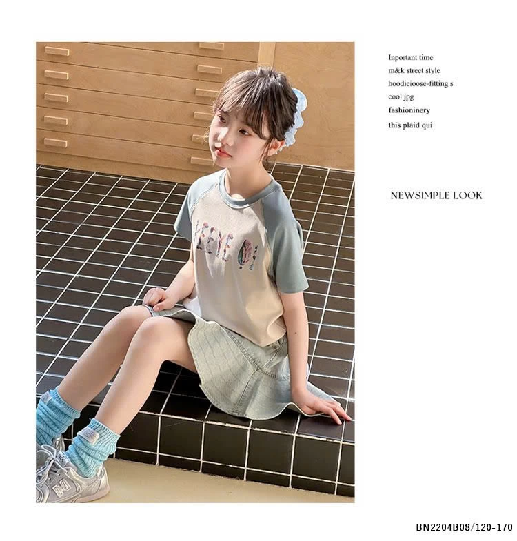 SET ÁO PHÔNG MIX CHÂN VÁY JUZITIGE