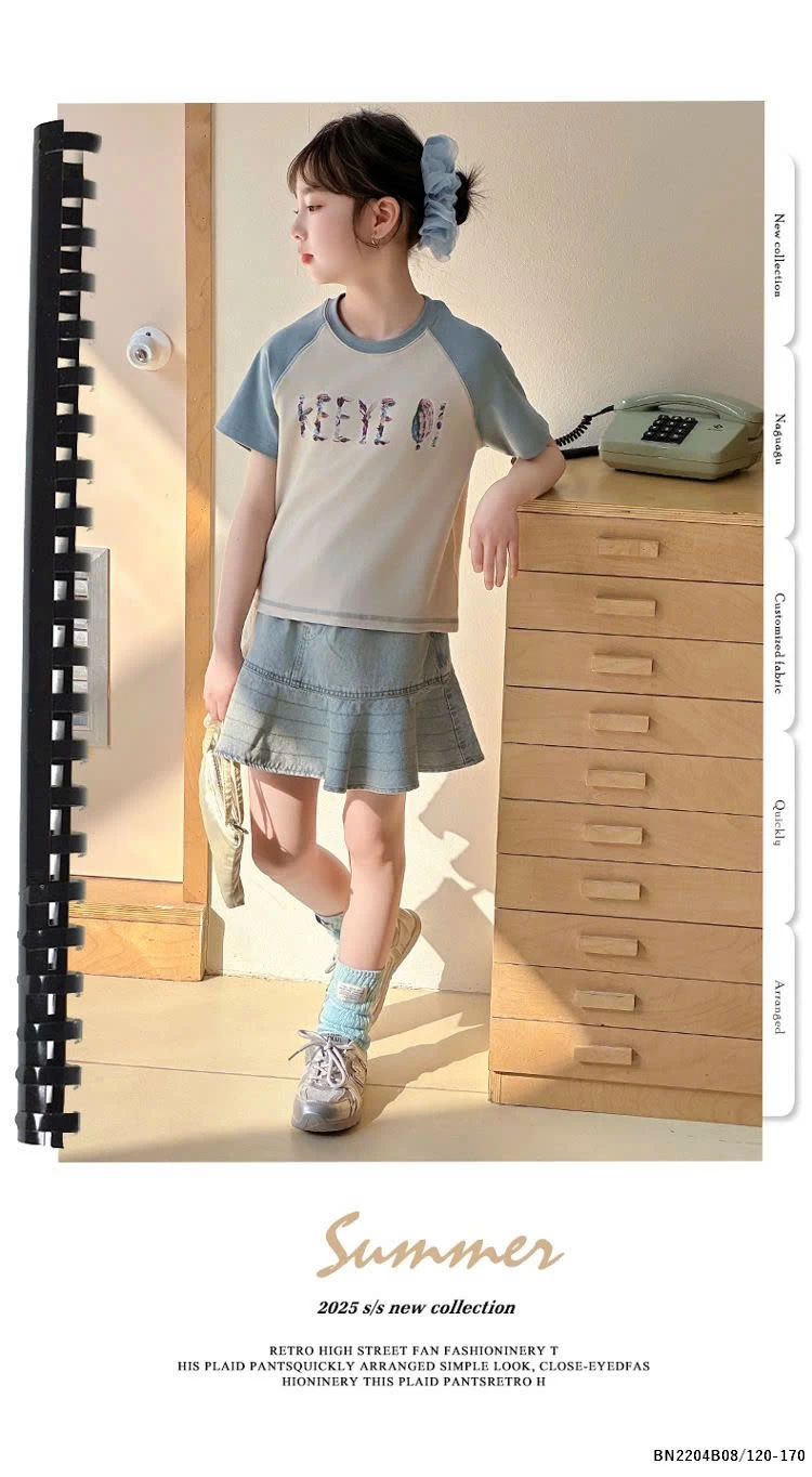 SET ÁO PHÔNG MIX CHÂN VÁY JUZITIGE