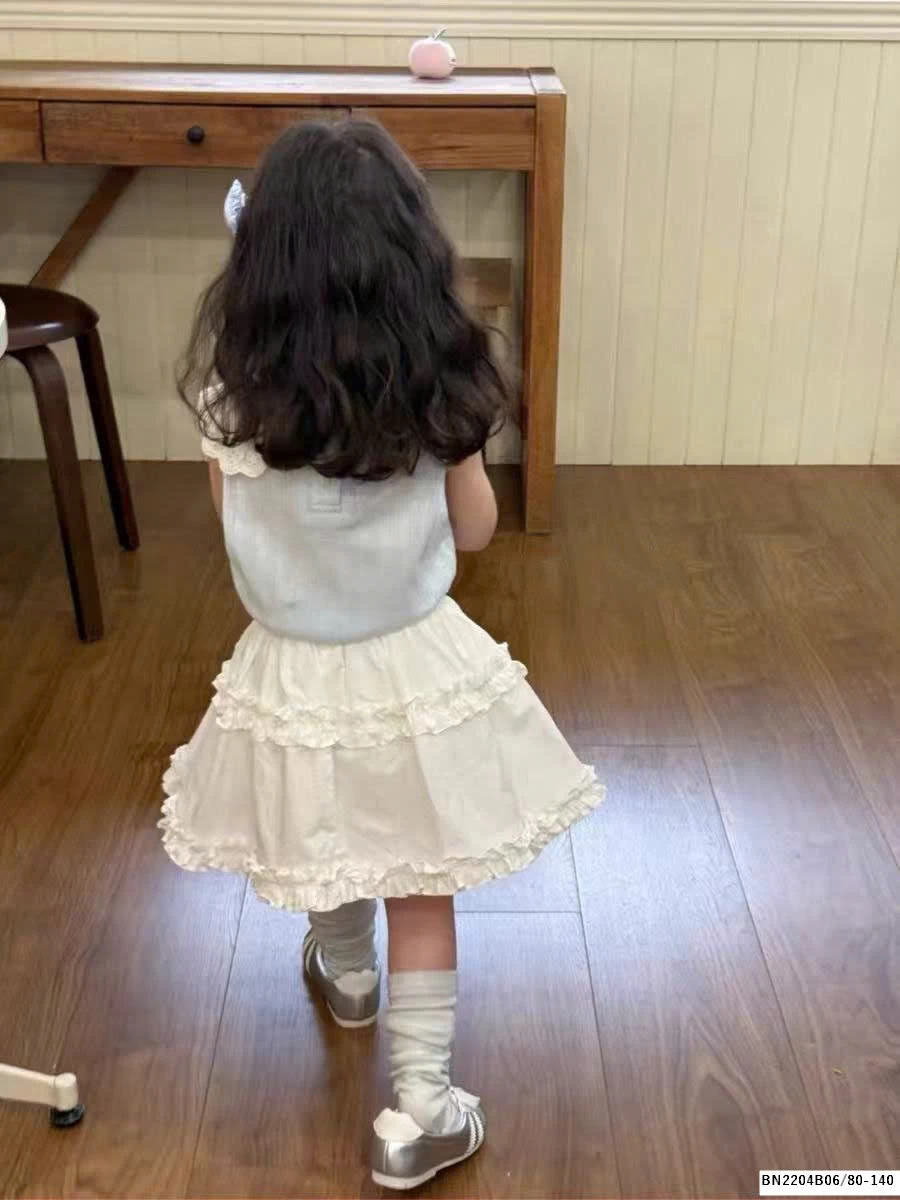 SÉT ÁO XANH BỔ BÈO MIX VC TRẮNG