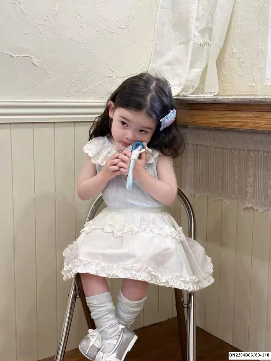 SÉT ÁO XANH BỔ BÈO MIX VC TRẮNG