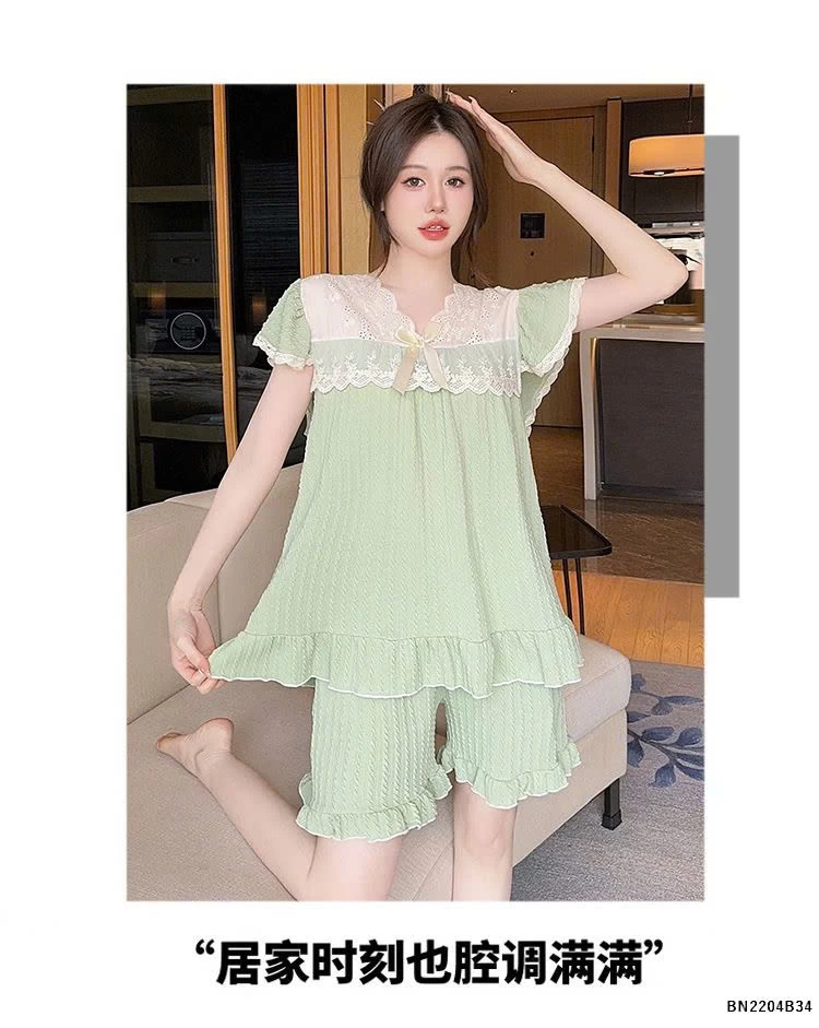 SET BỘ NGỦ PHỐI REN CHO NỮ