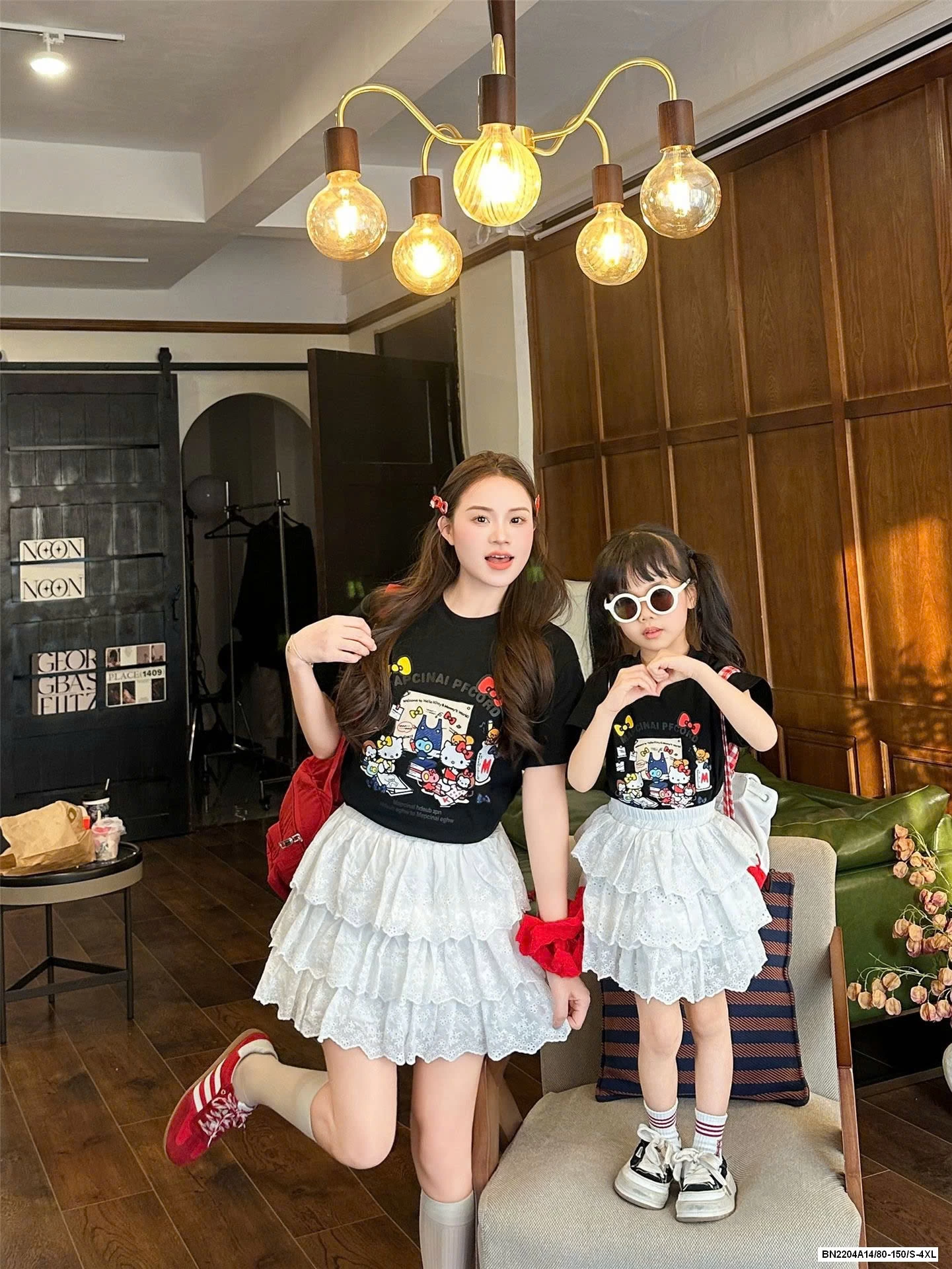 ÁO THUN KITTY GIA ĐÌNH