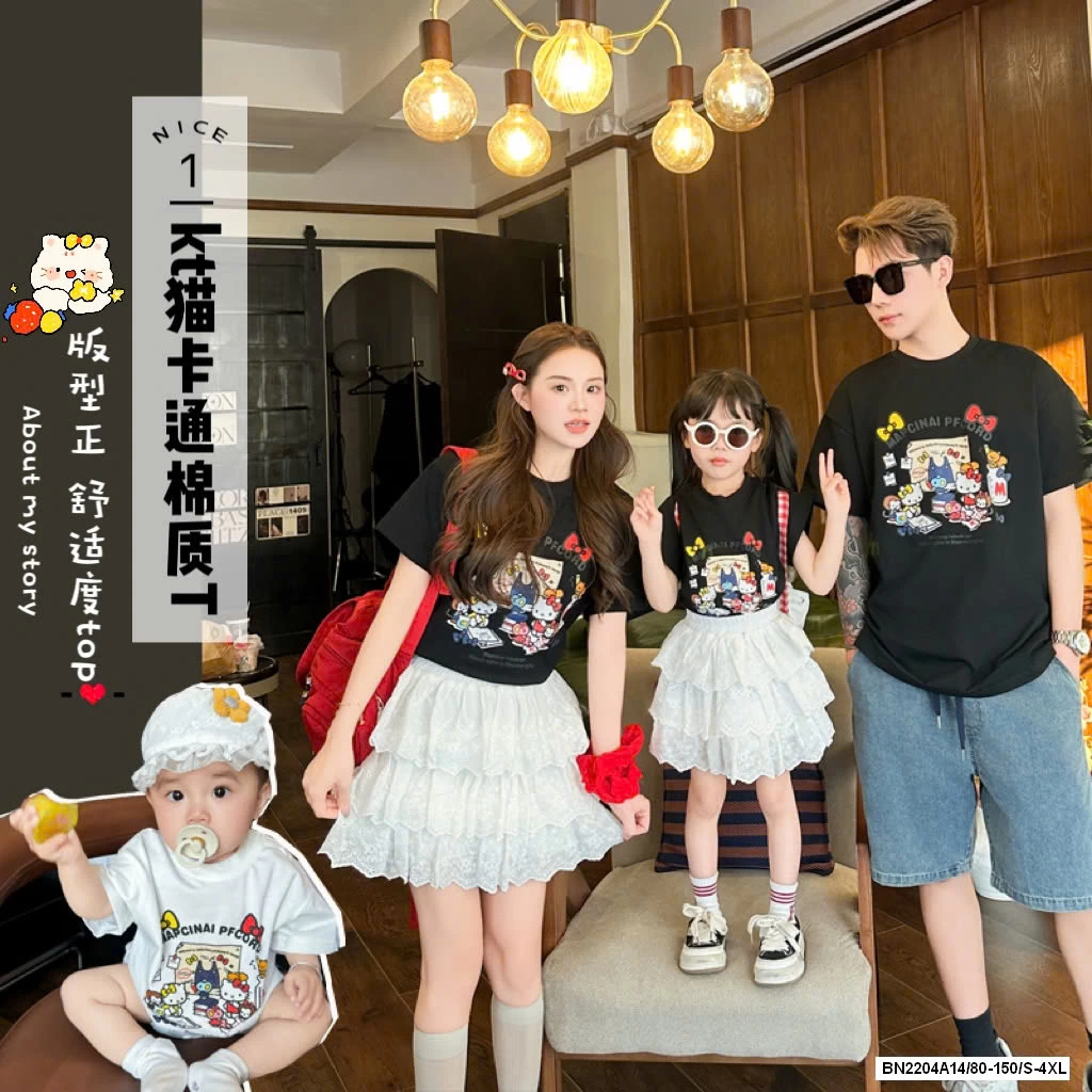 ÁO THUN KITTY GIA ĐÌNH