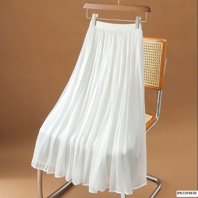 CHÂN VÁY LỤA BASIC