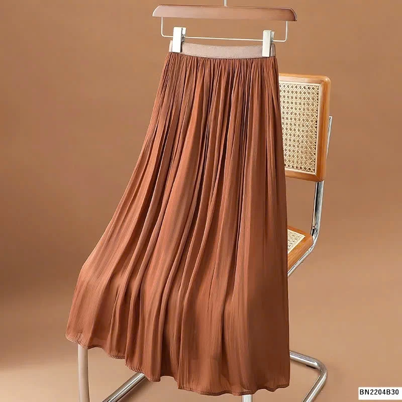 CHÂN VÁY LỤA BASIC