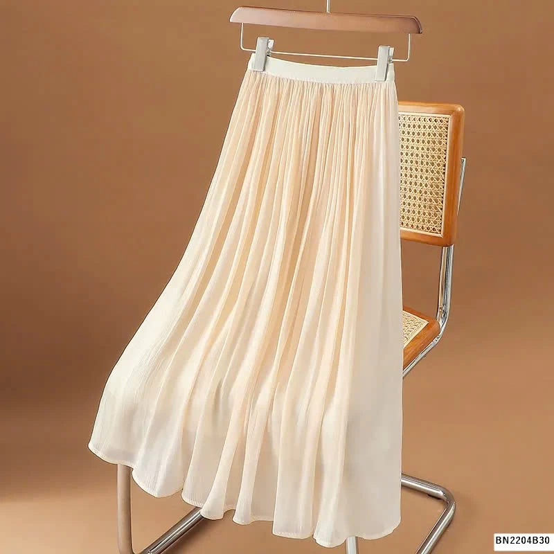 CHÂN VÁY LỤA BASIC